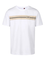 LUKE 1977 Hopkins Chest Tape T-Shirt - White/Stone