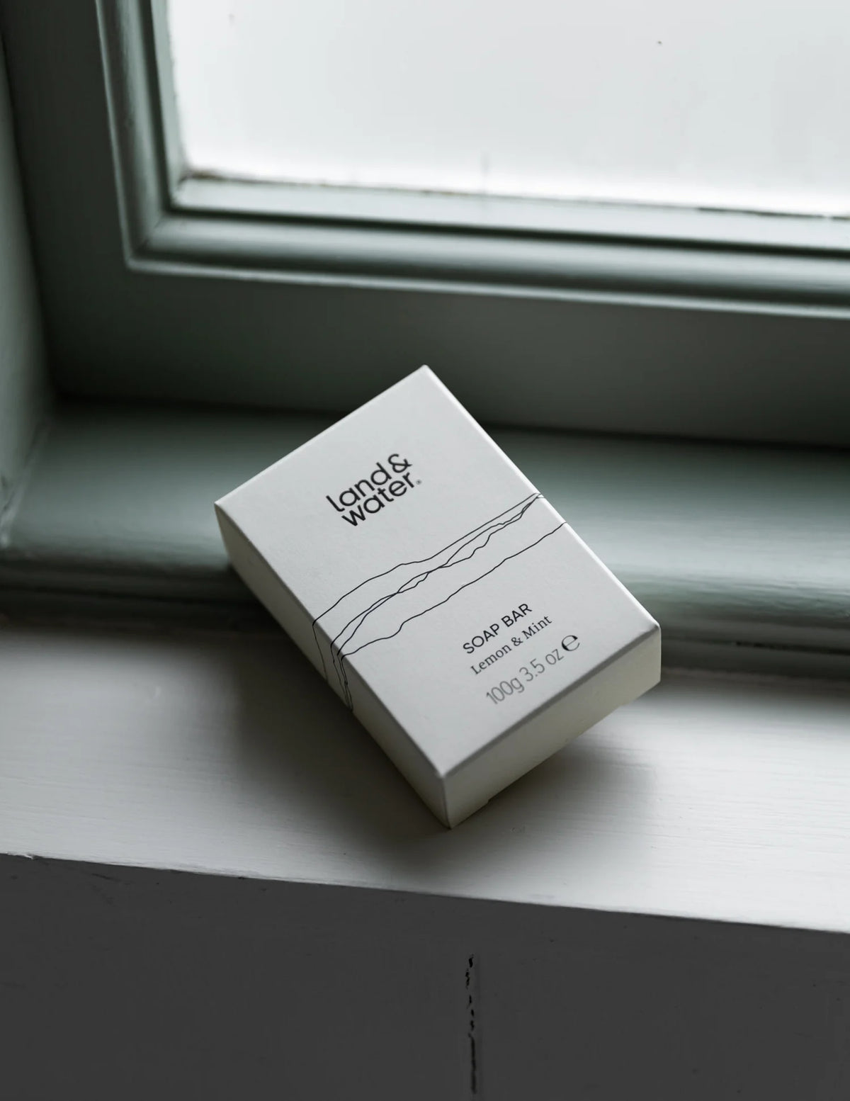 Land & Water 100g Soap Bar - Lemon & Mint