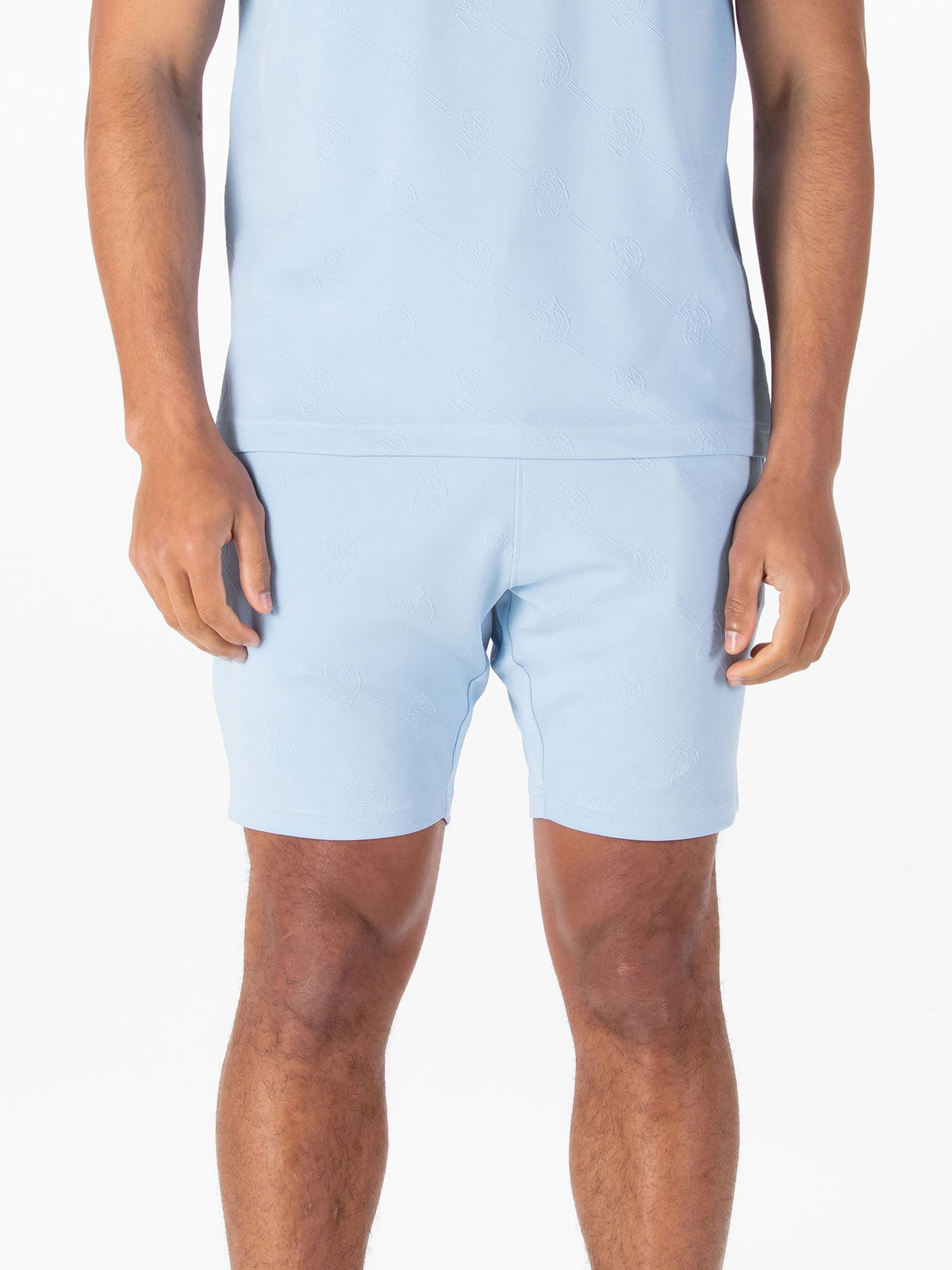 Luke 1977 Phoenix Textured Shorts - Sky Blue