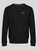 Luke1977 Paris 2 Crew Neck Sweatshirt - Black