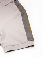 Luke1977 Caltech 1000 Zip Polo Shirt - Cement Concrete