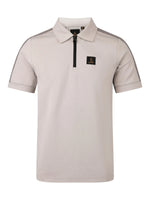 Luke1977 Caltech 1000 Zip Polo Shirt - Cement Concrete