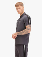 Luke1977 Caltech 1000 Zip Polo Shirt - Charcoal
