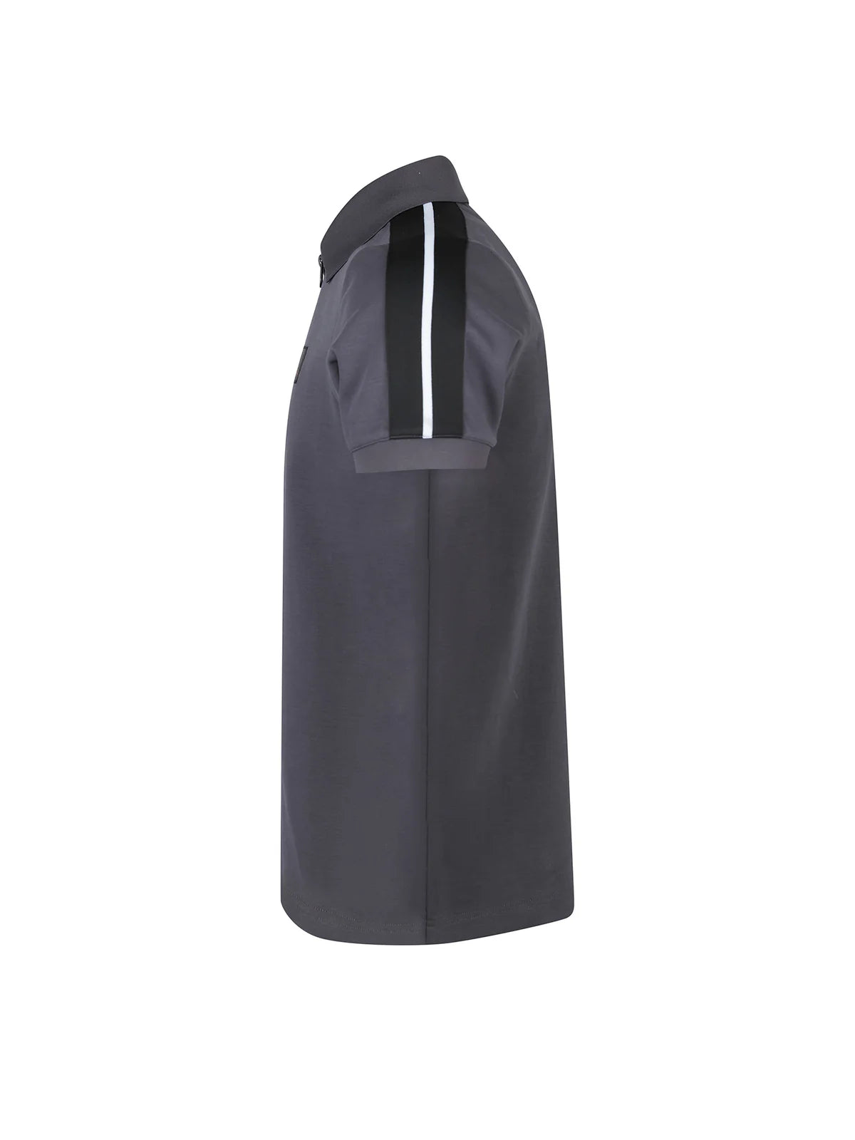 Luke1977 Caltech 1000 Zip Polo Shirt - Charcoal