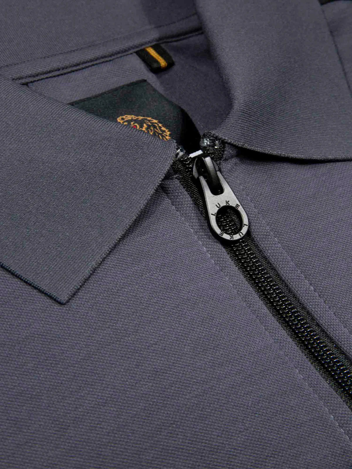 Luke1977 Caltech 1000 Zip Polo Shirt - Charcoal