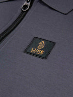 Luke1977 Caltech 1000 Zip Polo Shirt - Charcoal