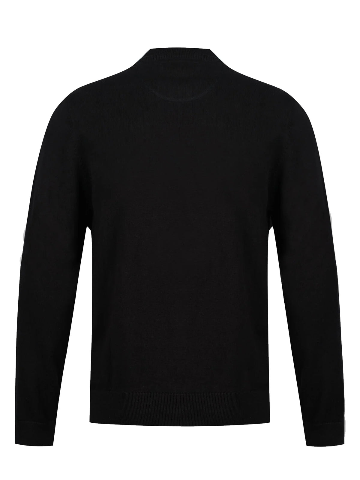 LUKE1977 Jenson Funnel Neck Knitted Jumper - Black