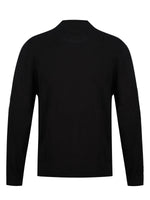 LUKE1977 Jenson Funnel Neck Knitted Jumper - Black