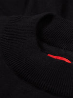 LUKE1977 Jenson Funnel Neck Knitted Jumper - Black