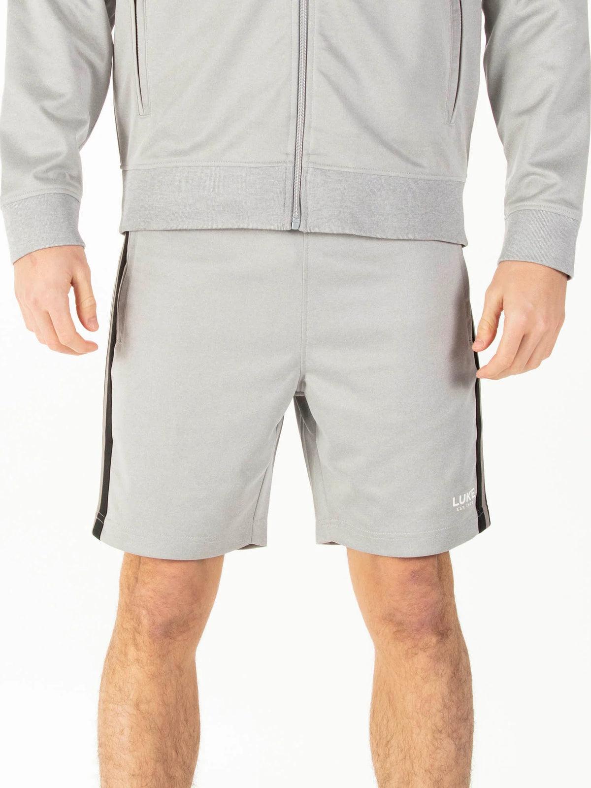Luke1977 Monteverde Sweat Shorts - Mid Mrl Grey