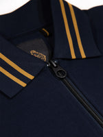 Luke1977 Throop Zip Polo Shirt - Dark Navy