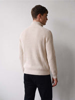 Luke 1977 Watton Plated 1/4 Zip Knitted Jumper