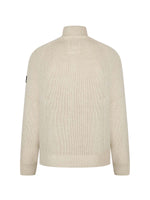 Luke 1977 Watton Plated 1/4 Zip Knitted Jumper