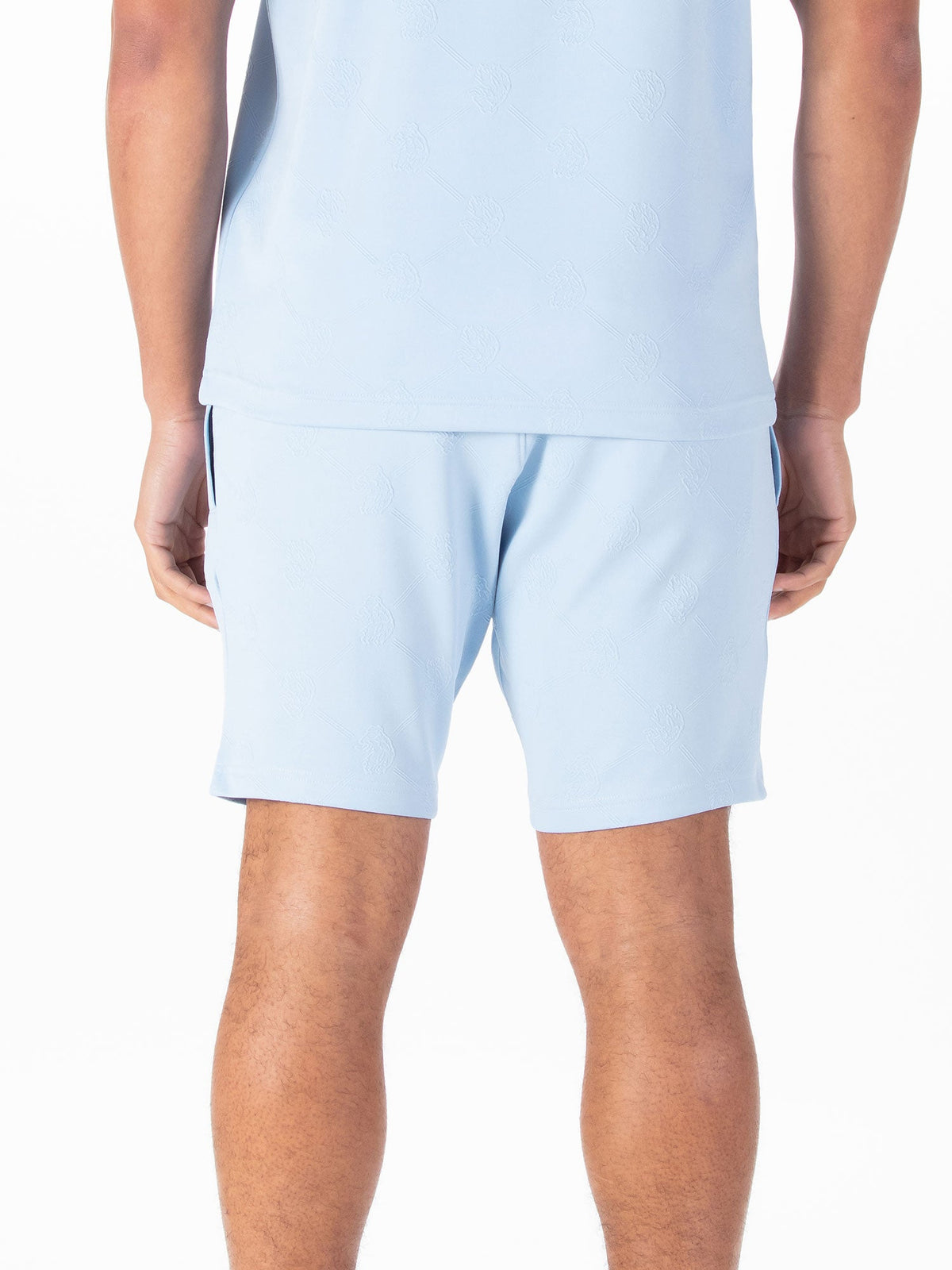 Luke 1977 Phoenix Textured Shorts - Sky Blue