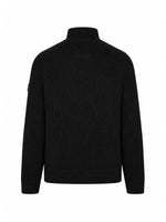 Luke 1977 Watton Plated 1/4 Zip Knitted Jumper