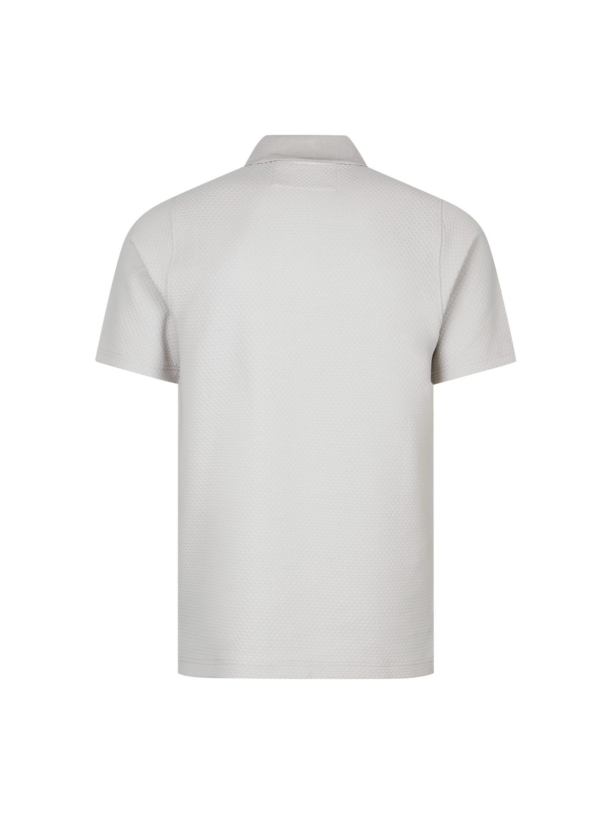 LUKE1977 Gilbraltar Zip Polo Shirt - Ice Grey