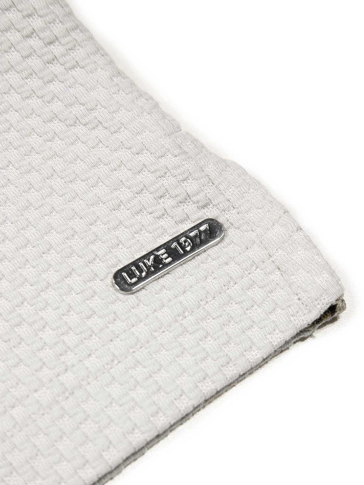 LUKE1977 Gilbraltar Zip Polo Shirt - Ice Grey