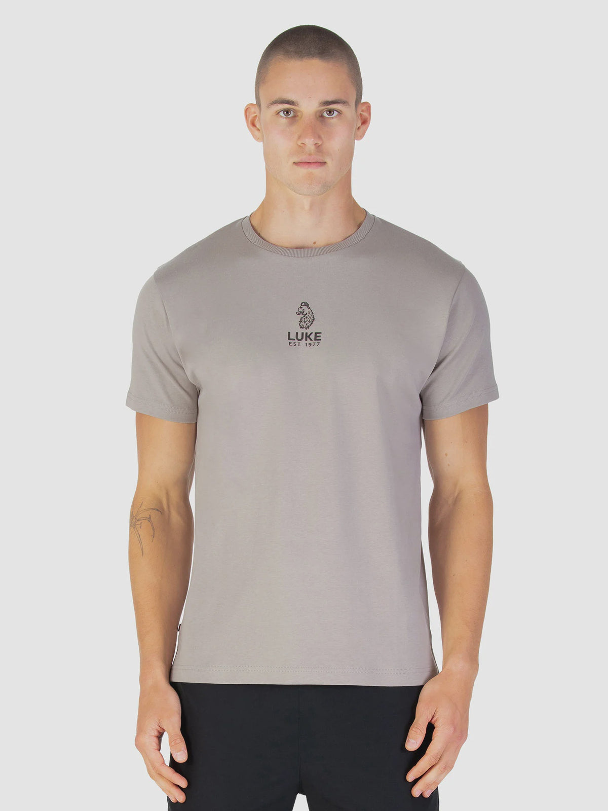 Luke 1977 Centre Fold T-Shirt - Cement Black