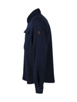 Luke 1977 Ettrick Soft Overshirt - Navy Blue