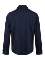 Luke 1977 Ettrick Soft Overshirt - Navy Blue