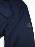 Luke 1977 Ettrick Soft Overshirt - Navy Blue