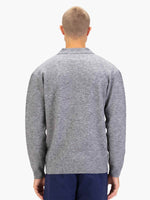 Luke 1977 Kingsbridge Long Sleeve Polo Shirt - Mid Mrl Grey