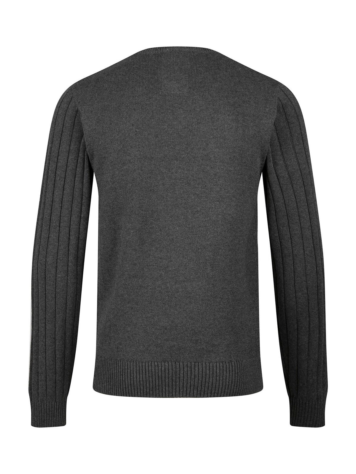 Luke 1977 Mitcham Cable Knit Jumper - Charcoal