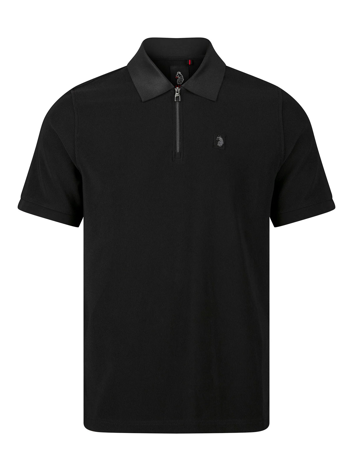 Luke1977 Penrith Zip Polo Shirt - Black