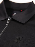 Luke1977 Penrith Zip Polo Shirt - Black