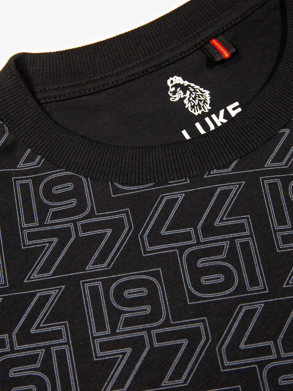 LUKE1977 Rossi Over Print T-Shirt - Black