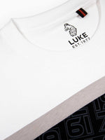 LUKE1977 Paolo Print Panel T-Shirt - White