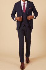 MARC DARCY Bromley Blazer - Navy Blue