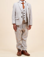 MARC DARCY HM5 Kids 3pc Suit - Stone