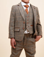 MARC DARCY Ted Kids 3pc Suit - Tan