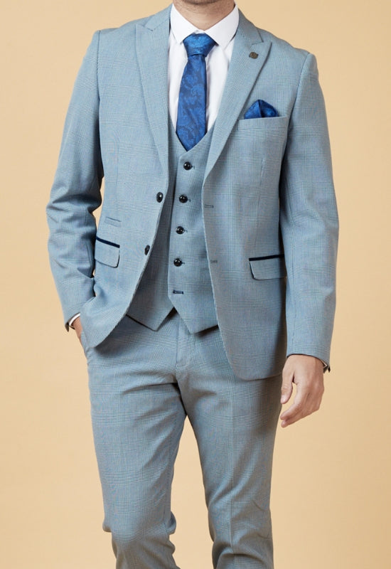 MARC DARCY Bromley Blazer - Sky Blue