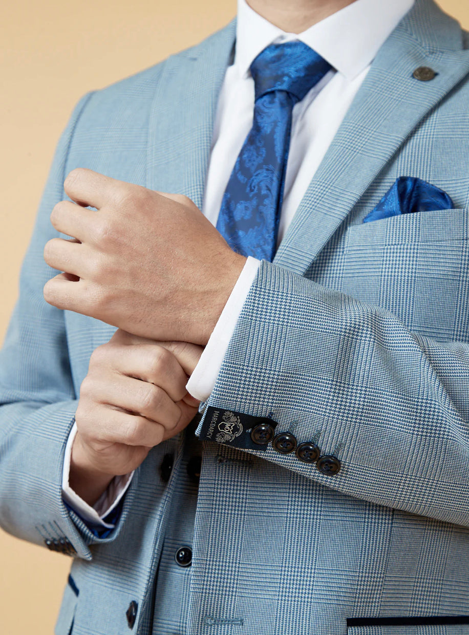 MARC DARCY Bromley Blazer - Sky Blue