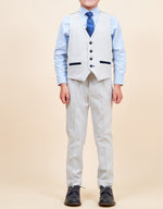 MARC DARCY Bromley Kids 3pc Suit - Stone