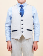 MARC DARCY Bromley Kids 3pc Suit - Stone