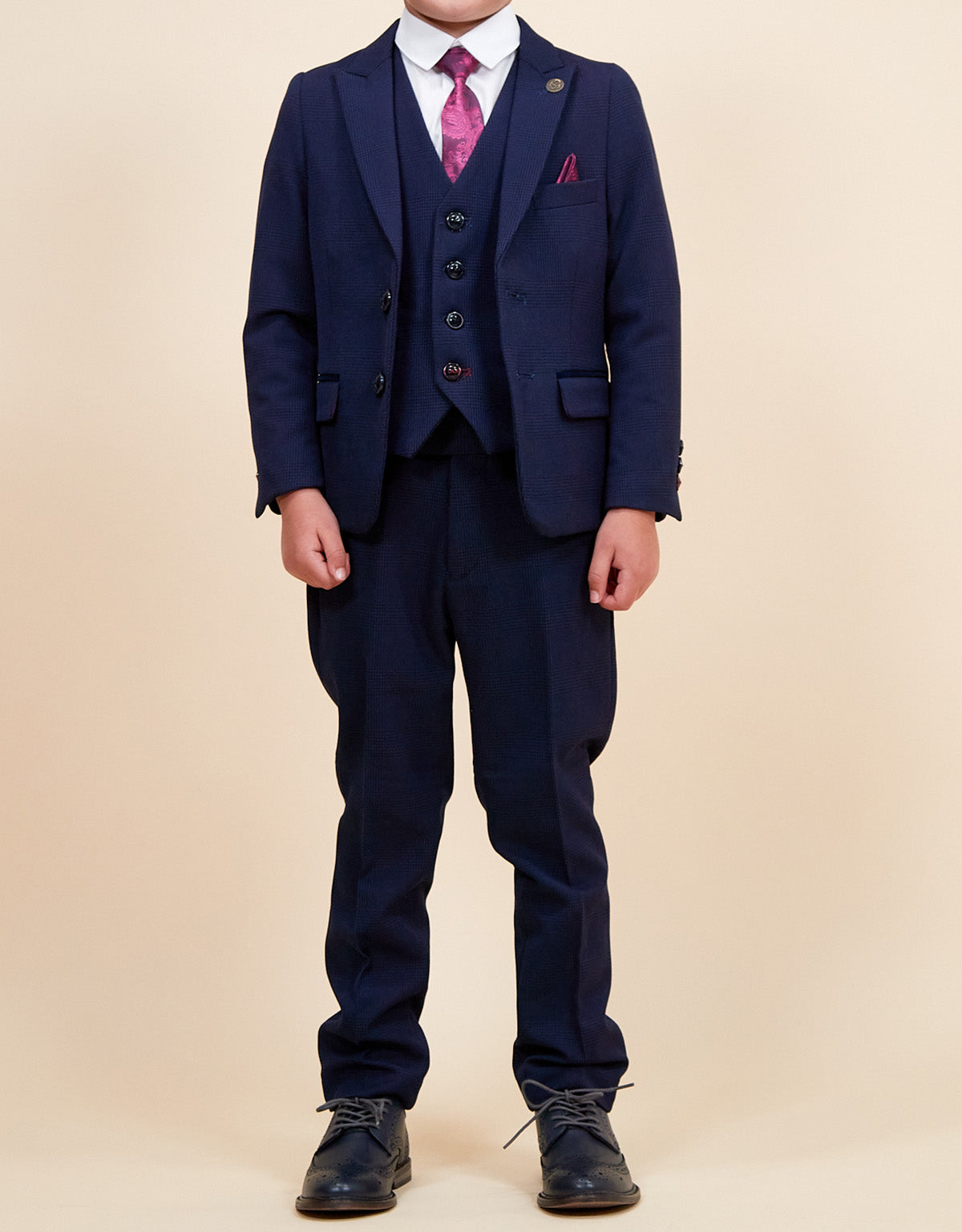 Bromley 3pc Suit Navy Blue
