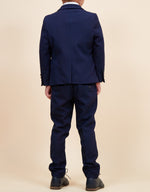 MARC DARCY Bromley Kids 3pc Suit - Navy Blue