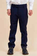 MARC DARCY Bromley Kids 3pc Suit - Navy Blue