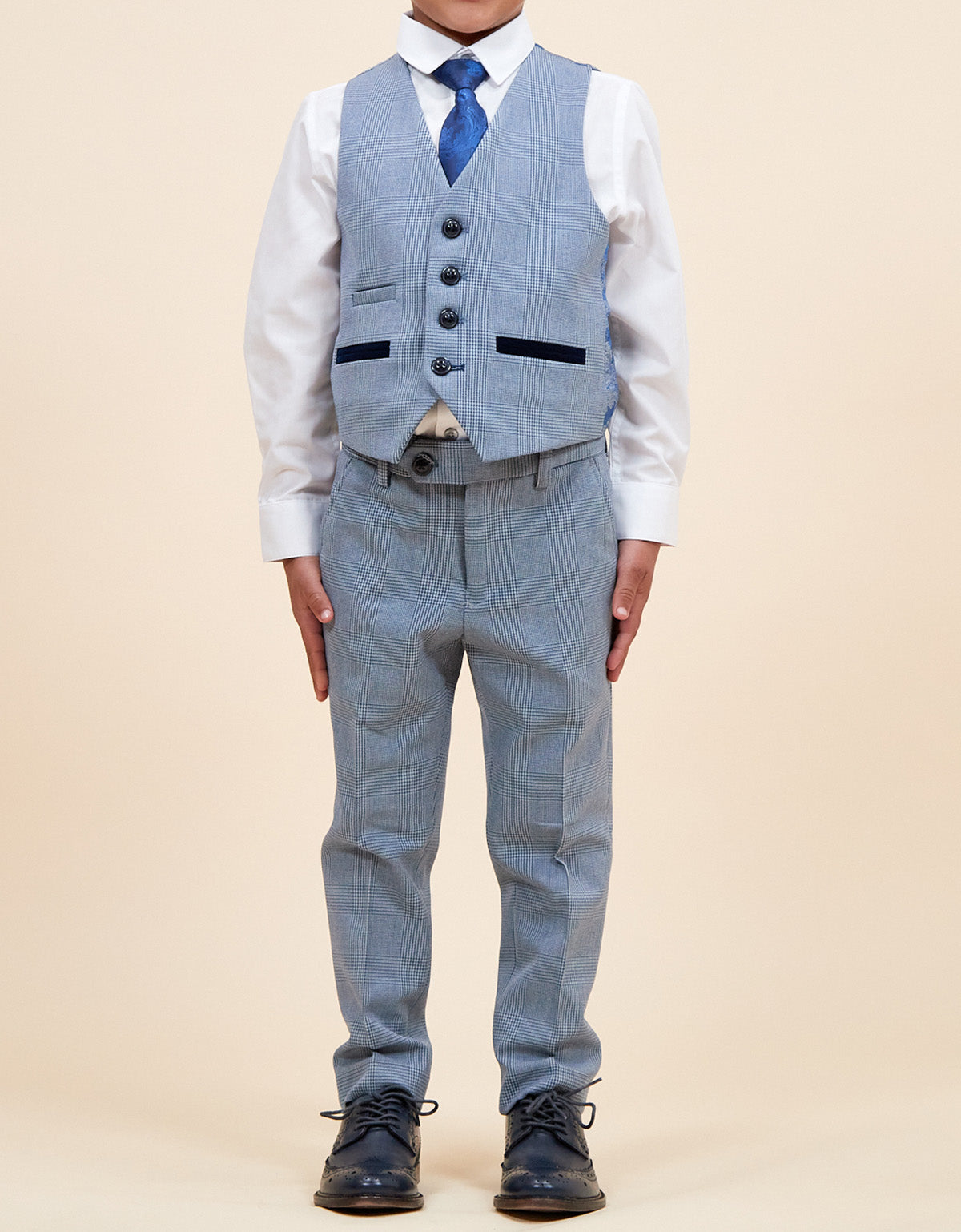 MARC DARCY Bromley Kids 3pc Suit - Sky