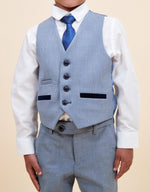 MARC DARCY Bromley Kids 3pc Suit - Sky