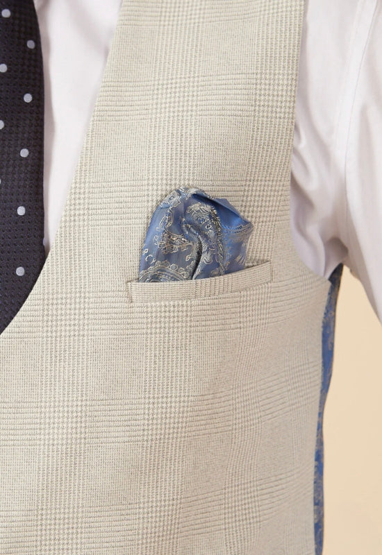 MARC DARCY Bromley Waistcoat - Stone