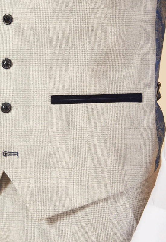 MARC DARCY Bromley Waistcoat - Stone