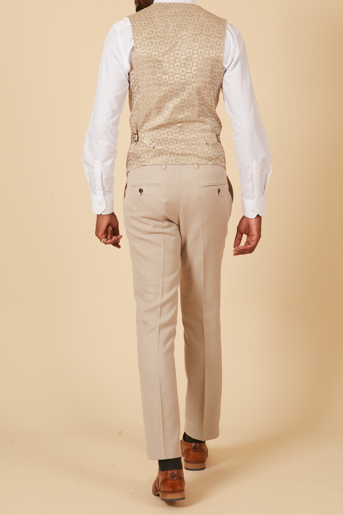 MARC DARCY HM5 Waistcoat - Stone