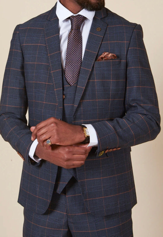 MARC DARCY Jenson Blazer - Marine Navy