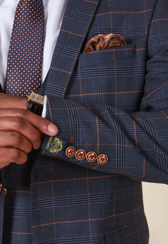 MARC DARCY Jenson Blazer - Marine Navy