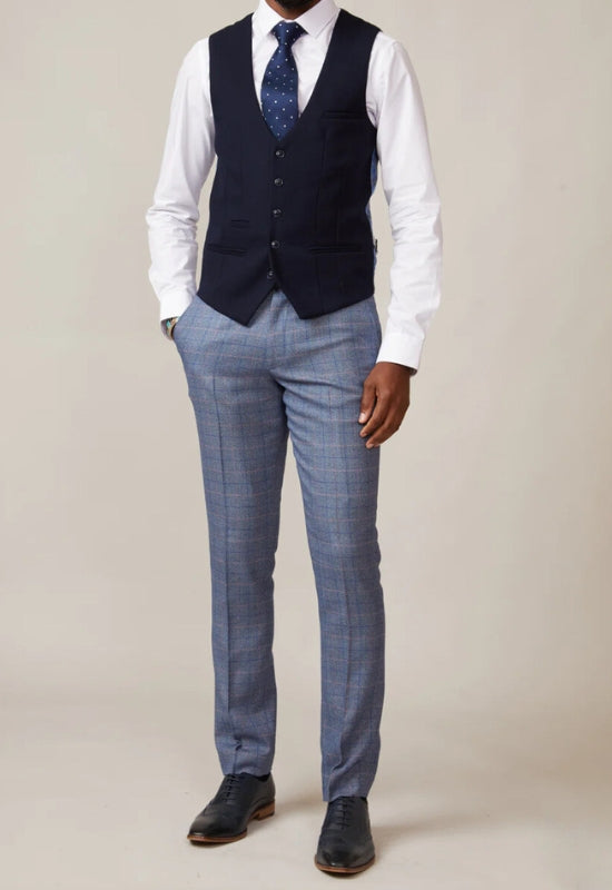 MARC DARCY Kelvin SB Waistcoat - Navy