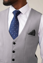 MARC DARCY Kelvin SB Waistcoat - Silver